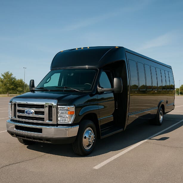 Lafayette Shuttle Bus Rentals 18 Passenger Shuttle Bus