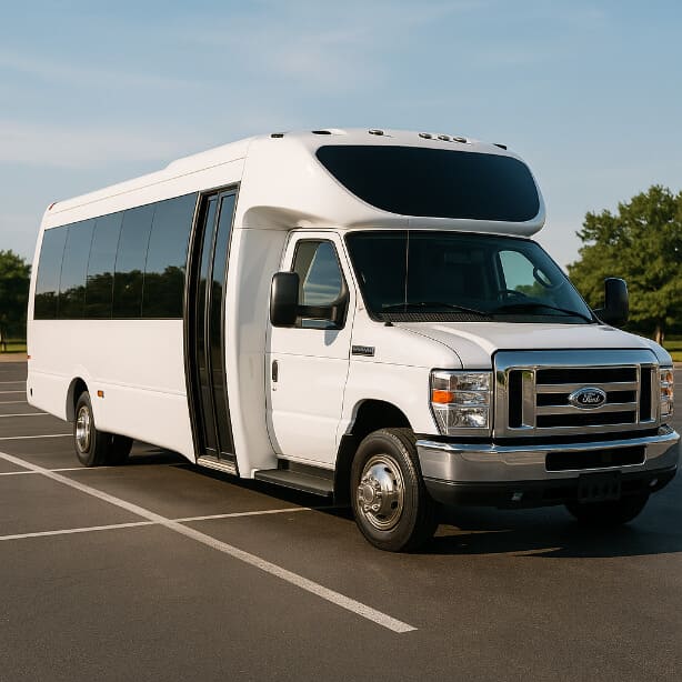 Lafayette Shuttle Bus Rentals 20 Passenger Shuttle Bus