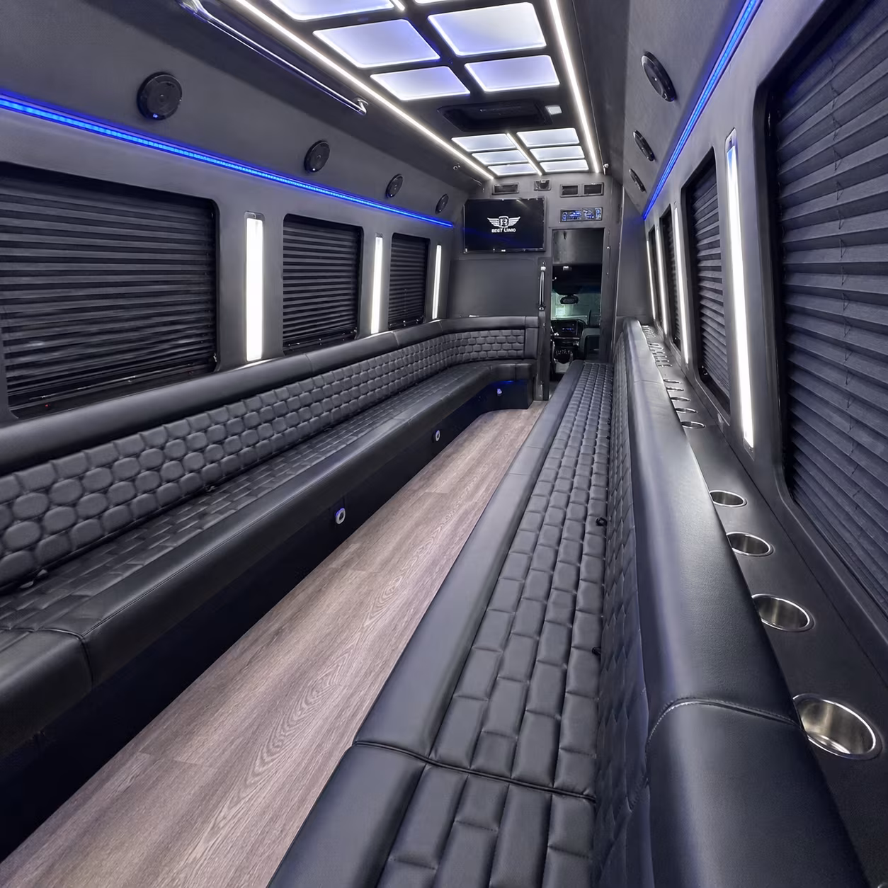 hit every photo stop in your lafayette party bus before the dance